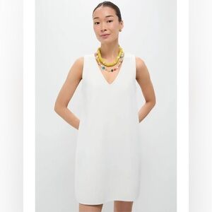 NWT Tuckernuck Pomander Place Bixby Ivory Knit V-Neck Shift Dress Size Large